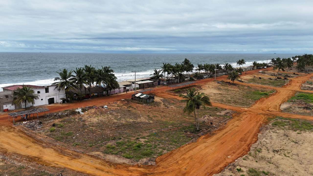 Lotissement bord de mer — Vue drone 1