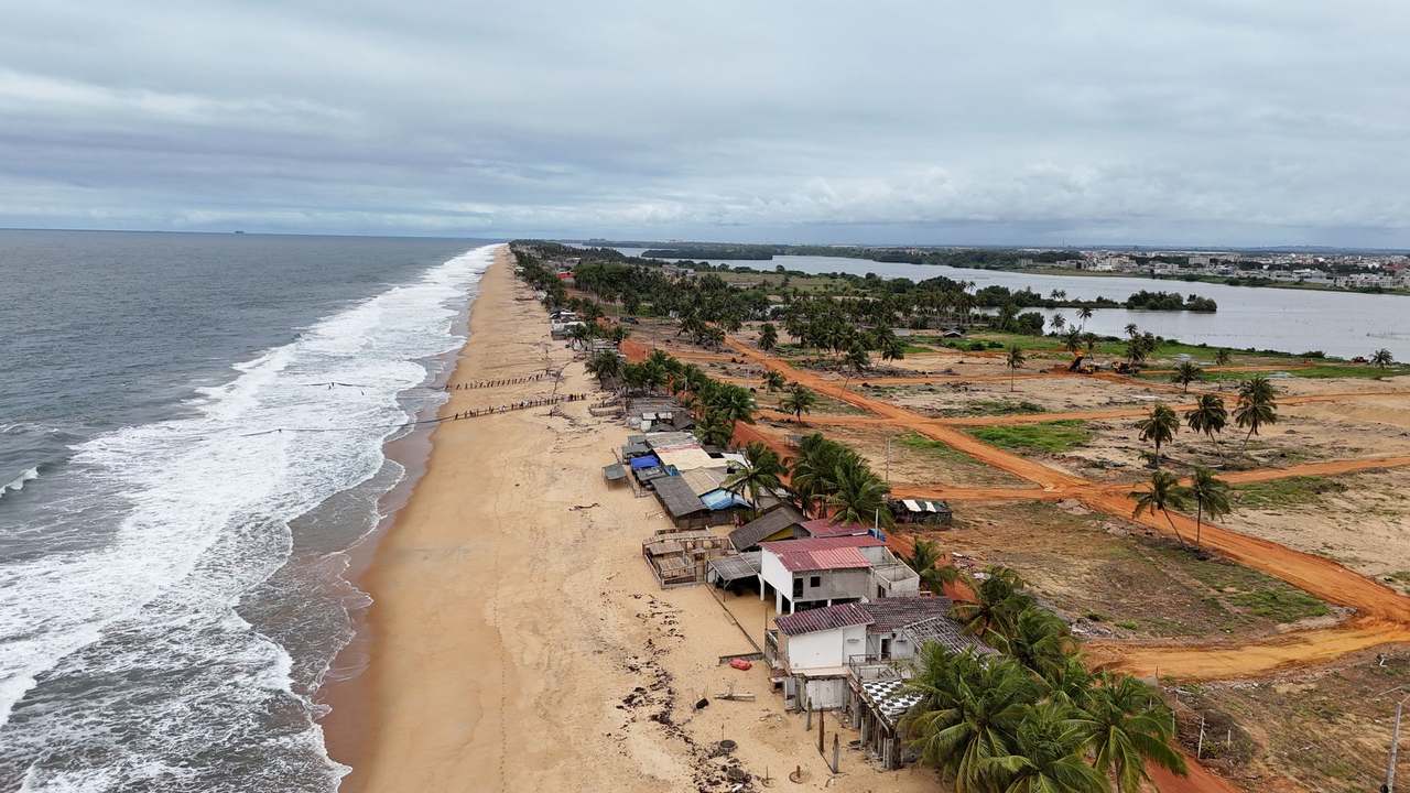 Lotissement bord de mer — Vue drone 4